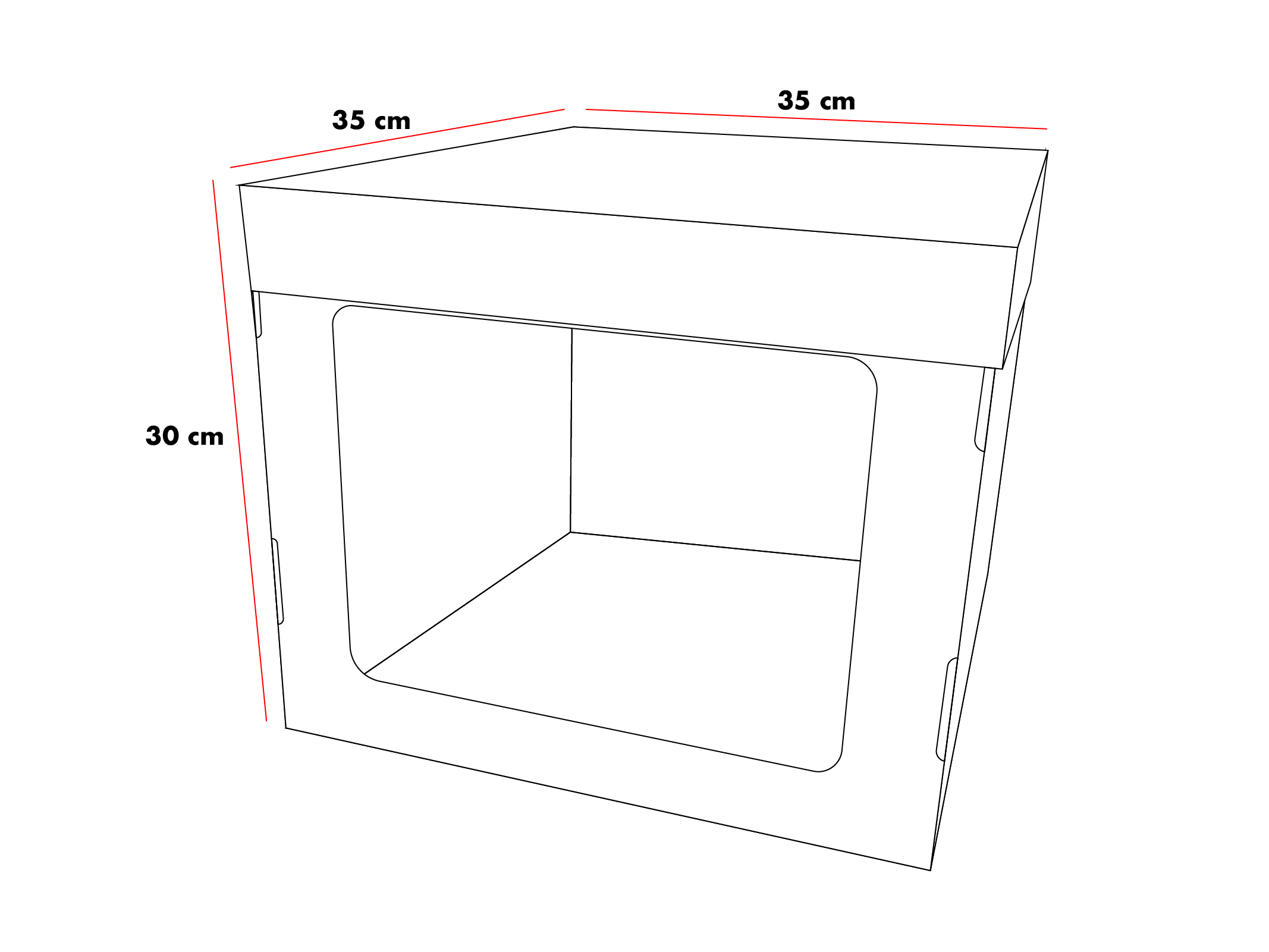Caja de Torta Grande 35x35x30 (2)