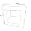 Caja de Torta Mediana 30x30x30