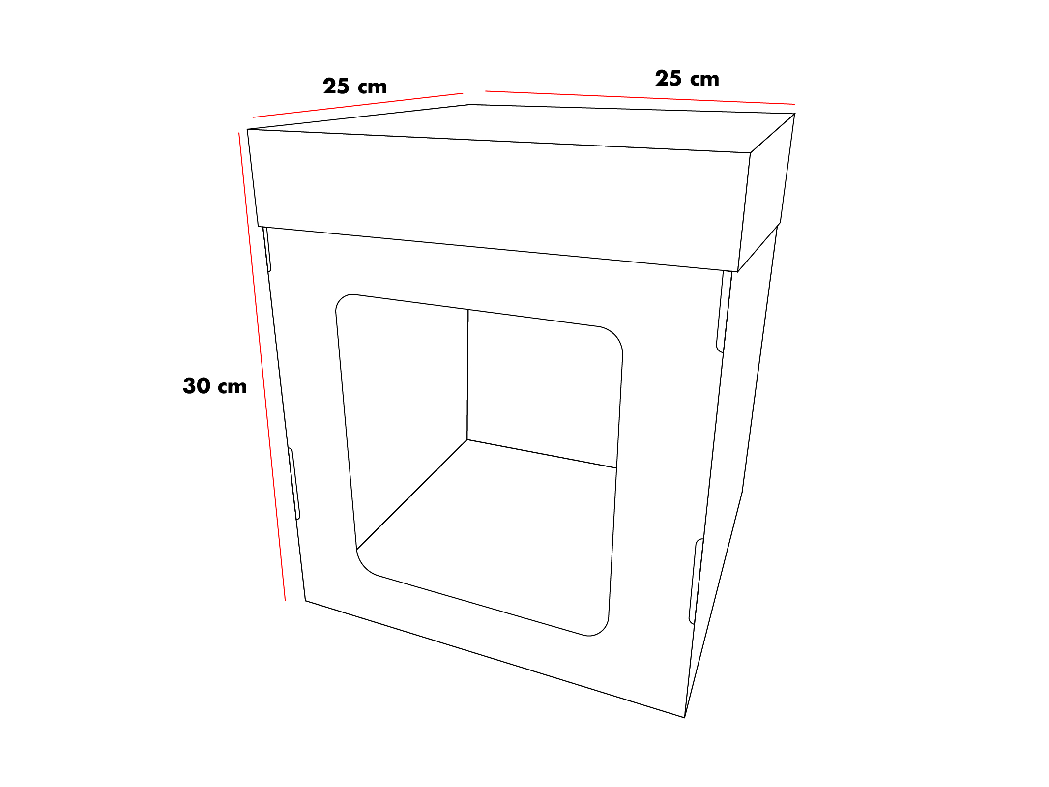 Caja de Torta Pequeña 25x25x30 (2)