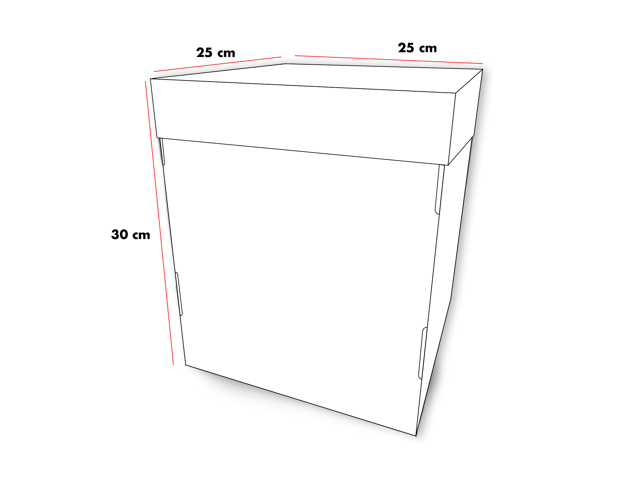 Caja de Torta Pequeña s_ ventana25x25x30 (2)
