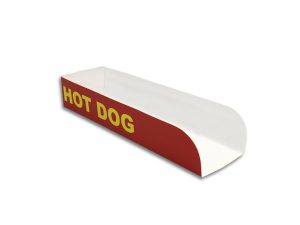 Bandeja Hot Dog Grande (Rojo)